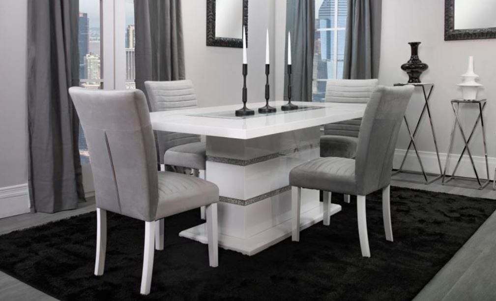 Crystal 5pc Dining Room Set