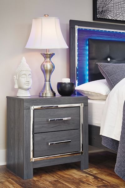 Charlotte Queen Bedroom Set - Q-Bed with storage Dresser  Mirror