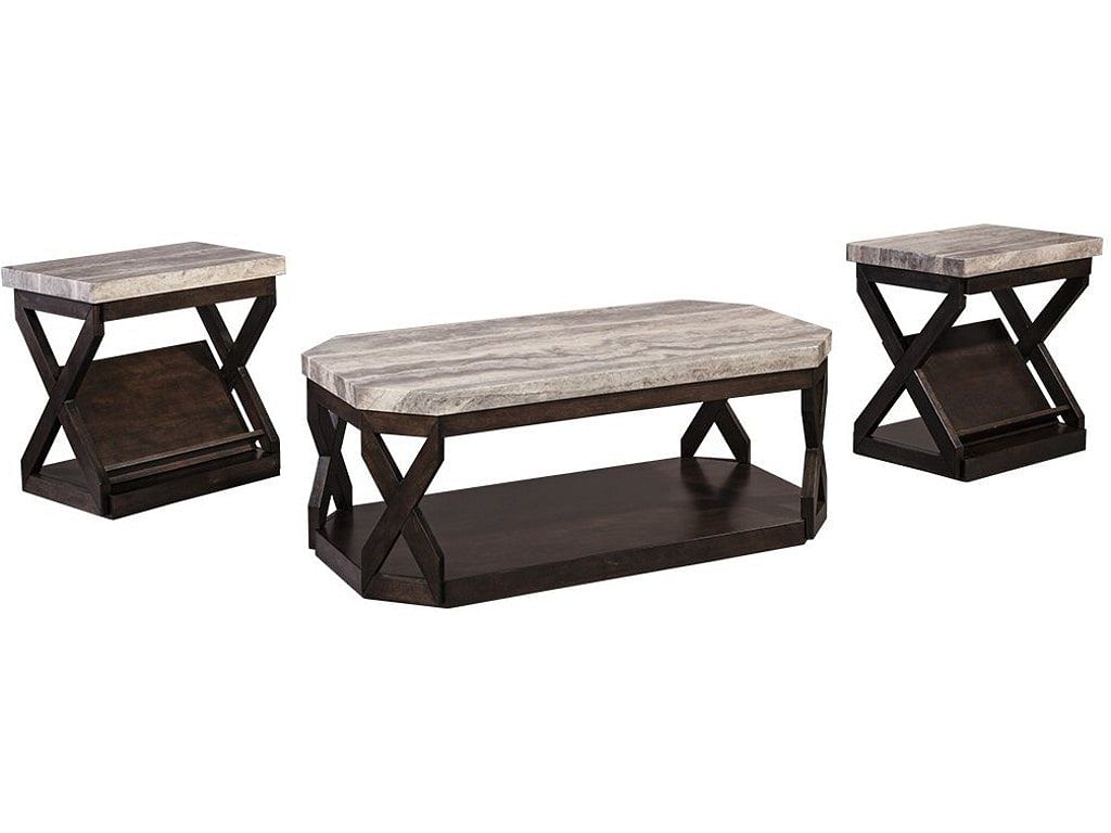 Ashley Furniture - Radilyn 3 pc Occasional Table S...