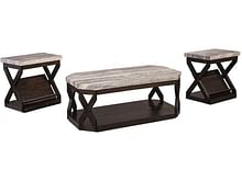 Ashley Furniture - Radilyn 3 pc Occasional Table Set