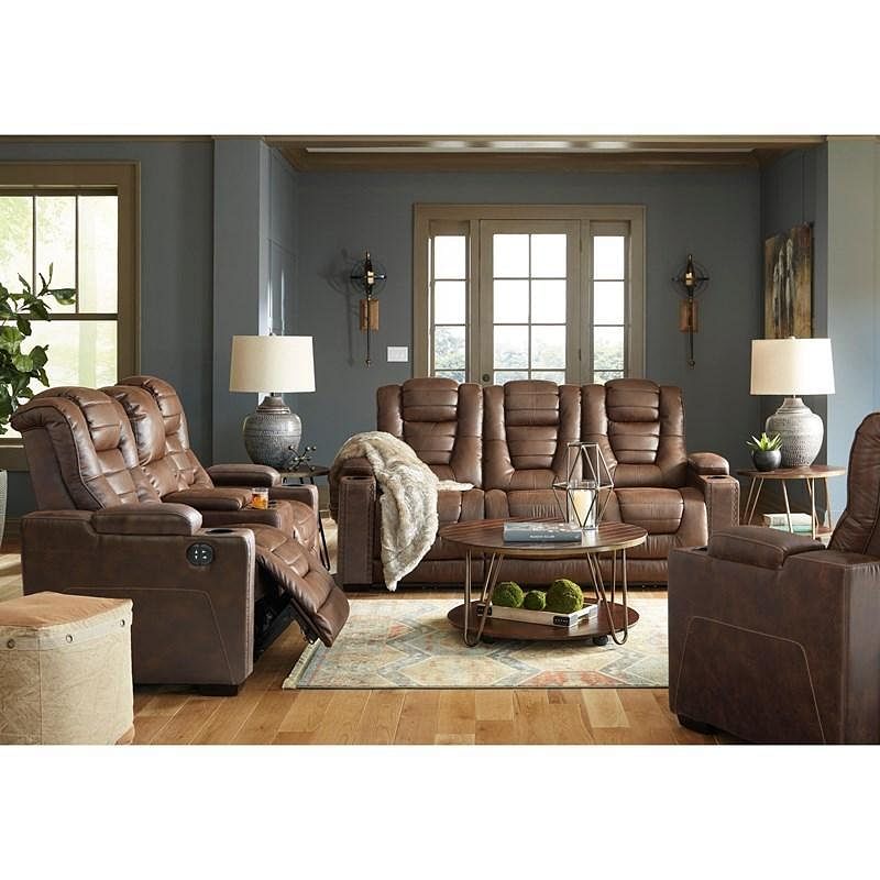 Kassel Power Reclining Sofa and Loveseat