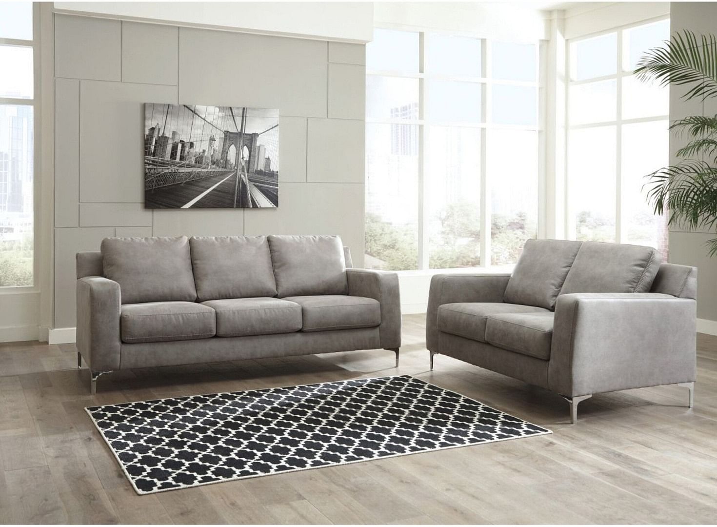 Ashley Furniture - Nicole Sofa and Loveseat