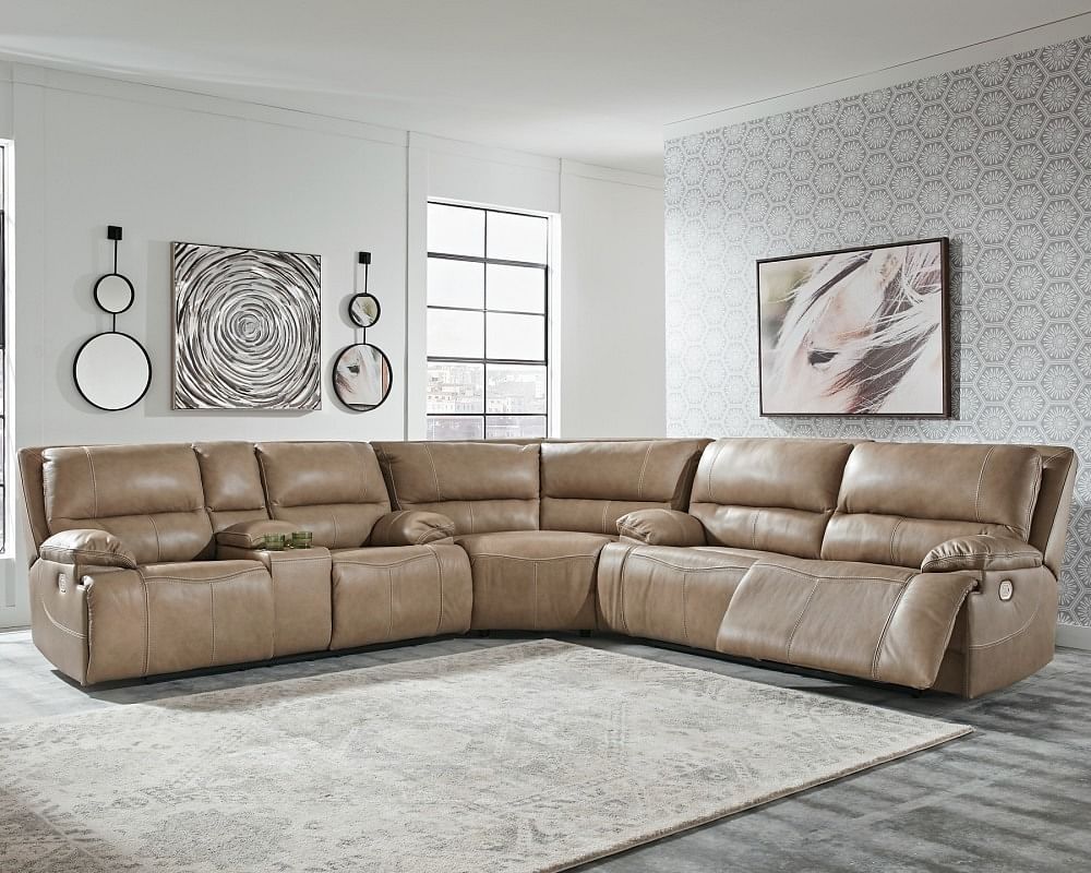 Geneva 3 Piece Power Reclining Sectional