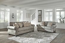 Juliet Steel Sofa and Loveseat