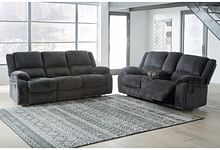 Hollins Reclining Sofa and Loveseat