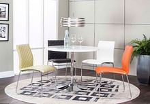 Regal Dining Set with 4 Black chairs