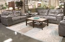 Hugo Sofa and Loveseat in Gray