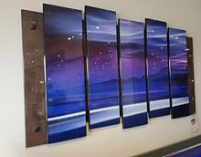 Purple Abstract Art