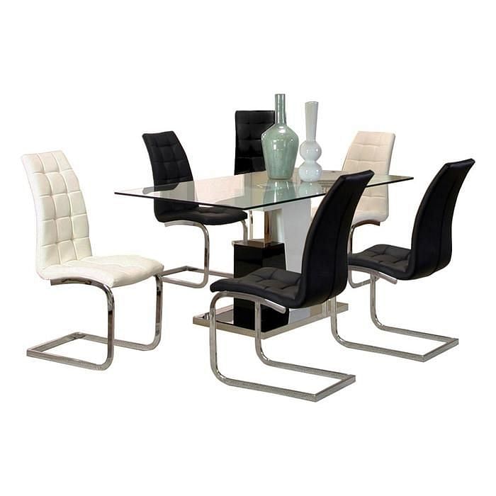 Elin Dining Set Table and 4 Chairs