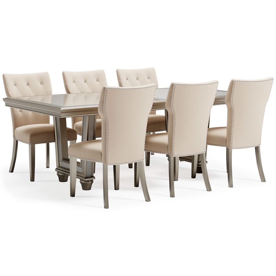 Oak table with online 6 chairs