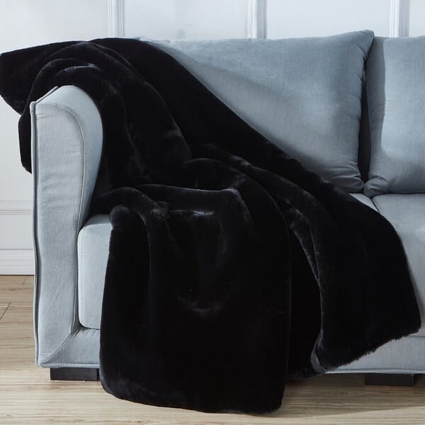 CHINCHILLA THROW BLANKET 47"X60"