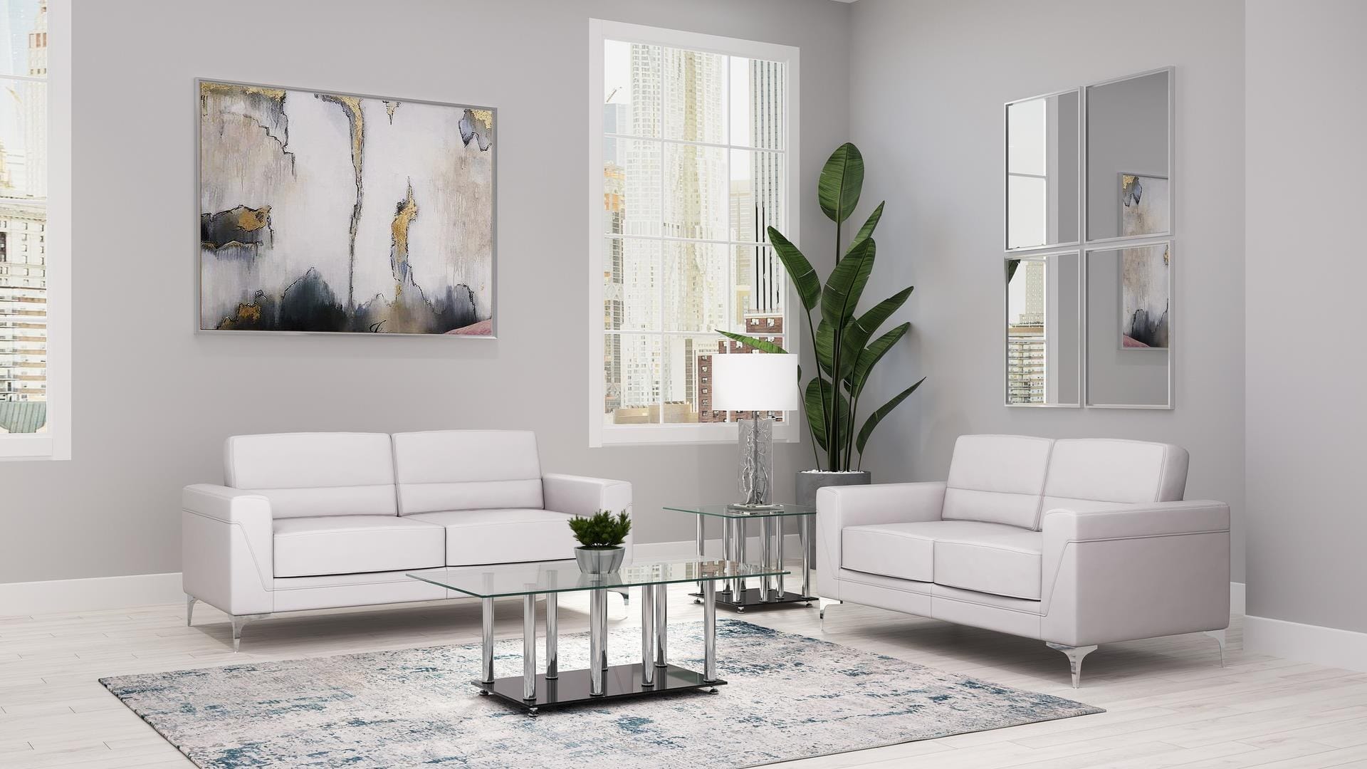Lester Sofa and Loveseat Set