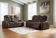 Bark Power Reclining Sofa and Loveseat