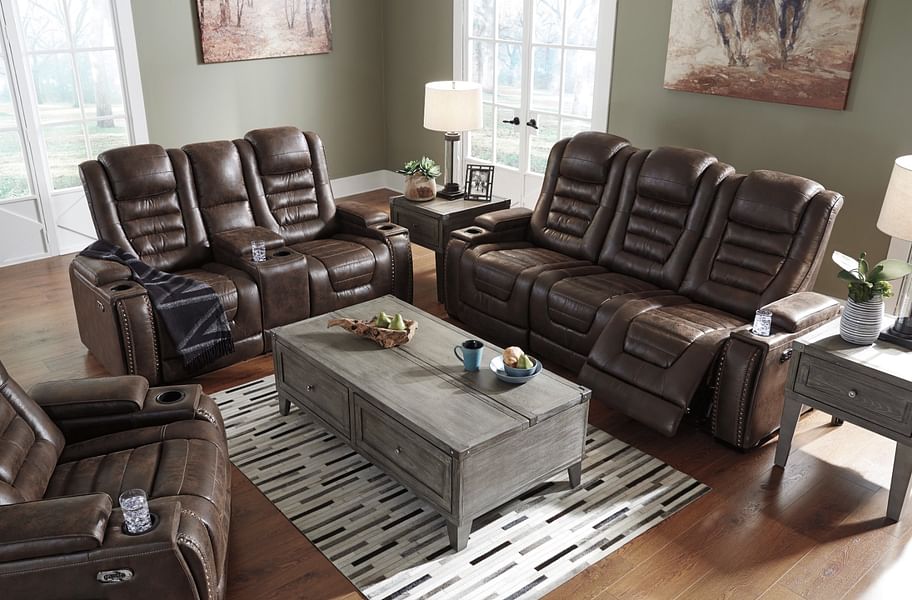 Living Room Living Room Sets Ashley Furniture Bark Power Reclining