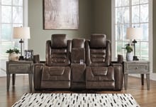 Ashley Furniture - Bark Power Reclining Loveseat