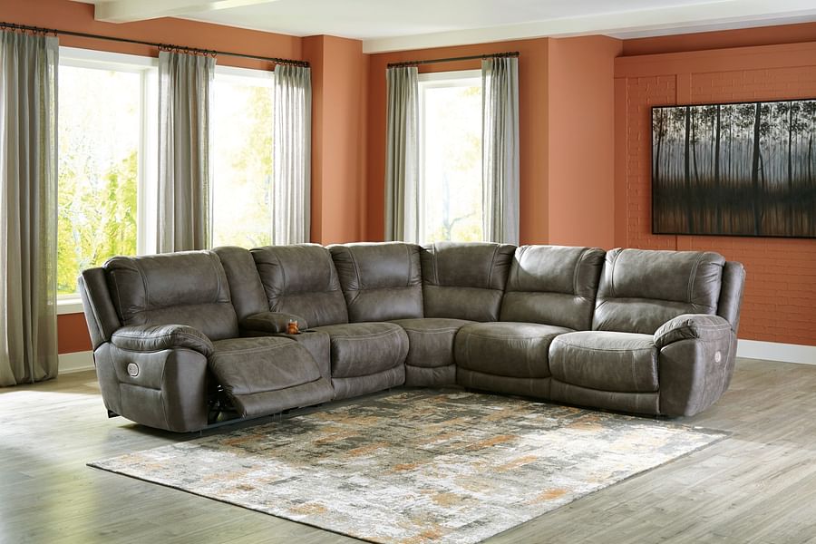 Living Room Sectionals Ashley Furniture - Cranedall 6PC Power Reclining ...