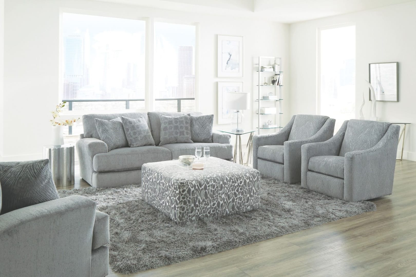 Lamar Stationary Sofa And Loveseat
