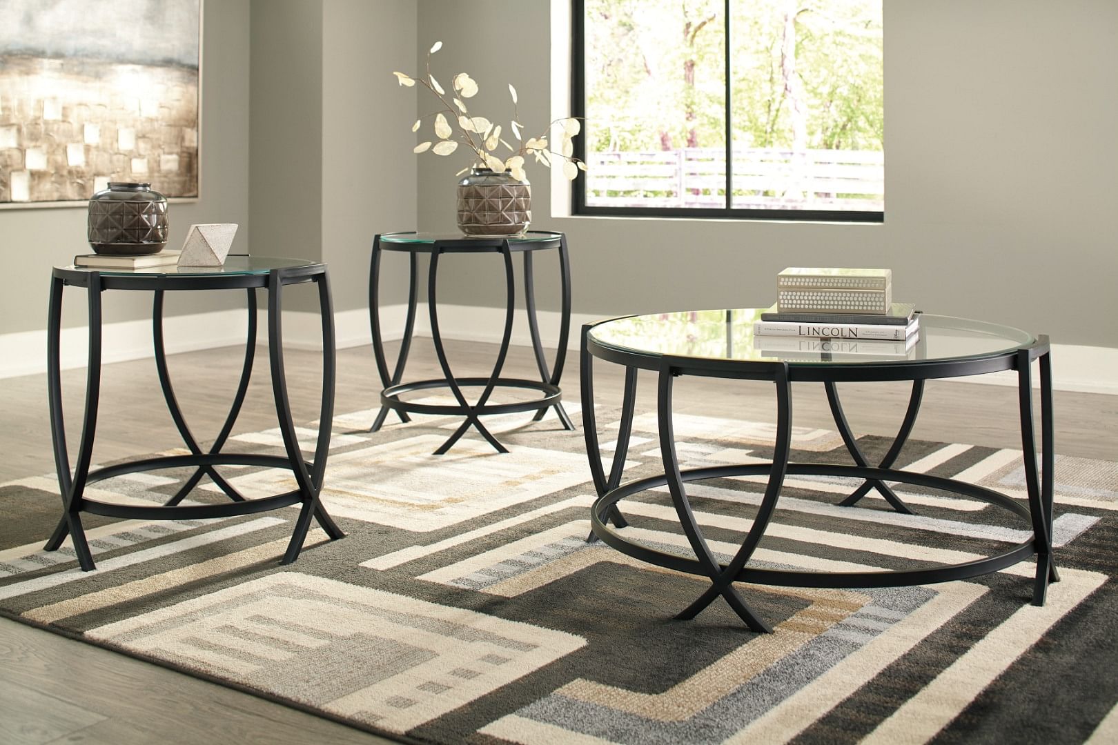 Ashley Furniture - Tarrin Occasional Table Set