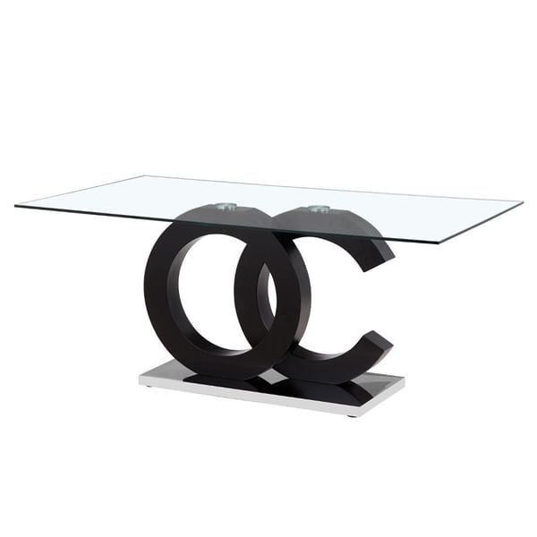 Moon Black 5pc Dining Table Set