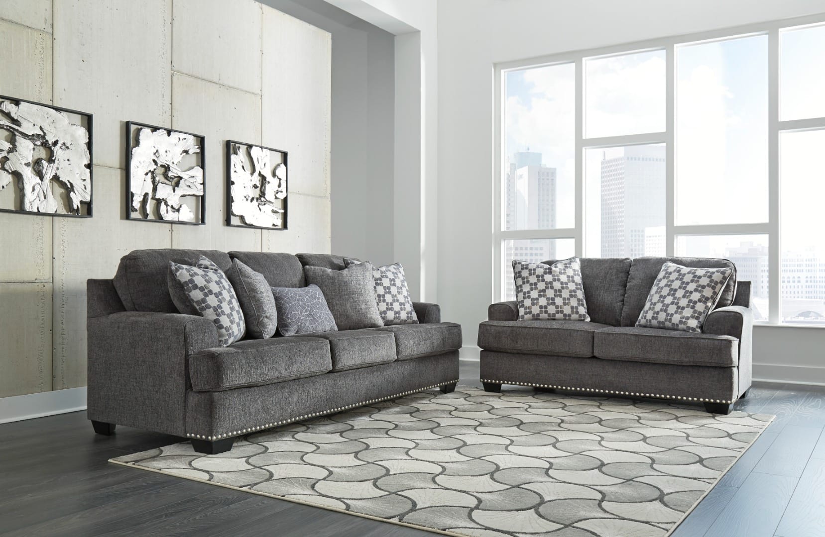 Locklin Sofa and Loveseat