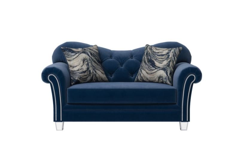 HOLLYWOOD SOFA SND LOVESEAT IN BLUE