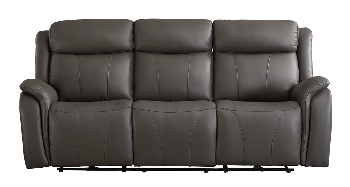 Ashley Furniture - Chasewood Sofa and Loveseat Set in Grey Leather