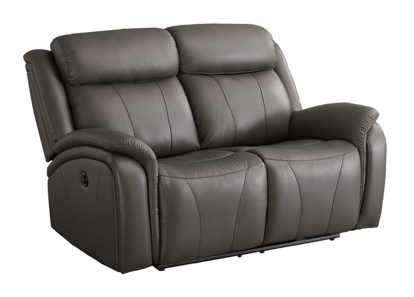 Ashley Furniture - Chasewood Sofa and Loveseat Set in Grey Leather