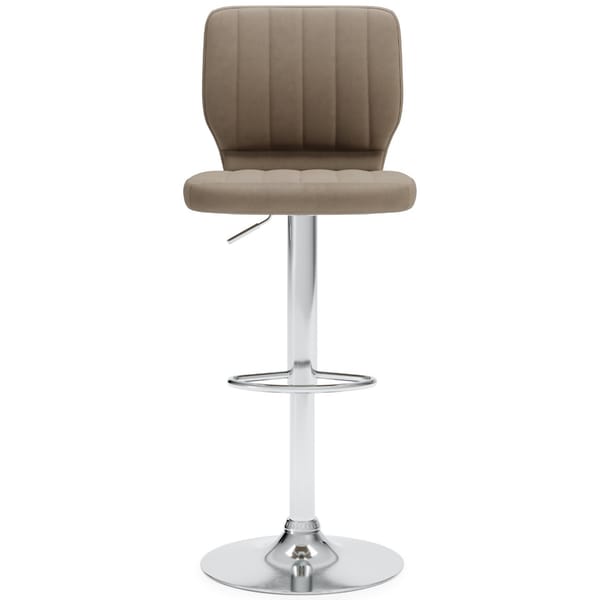 Ashley Furniture - Pollzen Taupe Bar Stool