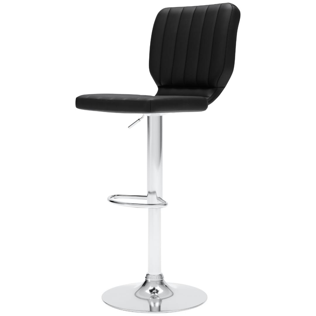 Ashley Furniture - Pollzen Black Bar Stool