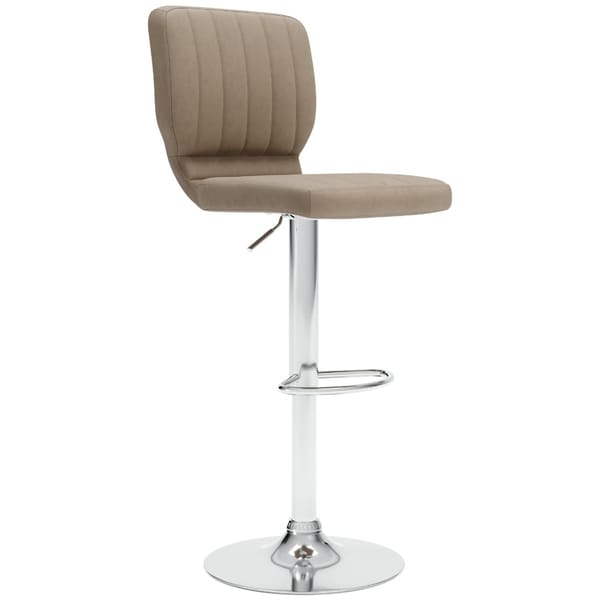 Ashley Furniture - Pollzen Taupe Bar Stool