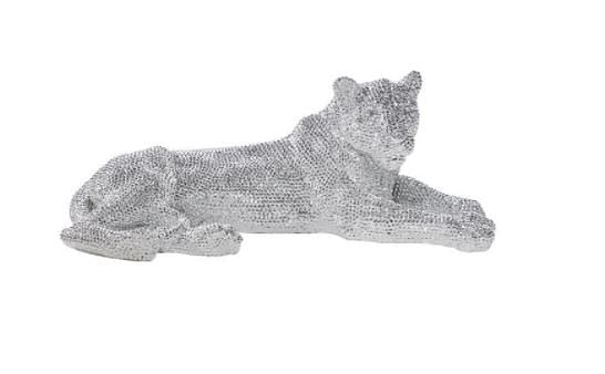 Silver Crystal Leopard
