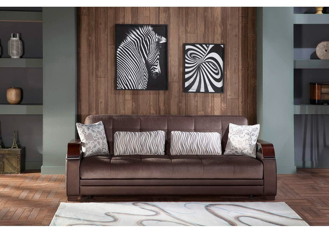 Natural Sofa in Prestige Brown