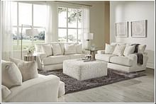 Lamar Stationary Sofa And Loveseat Beige