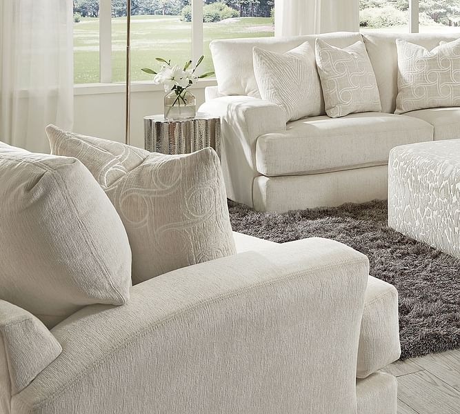Lamar Stationary Sofa And Loveseat Beige