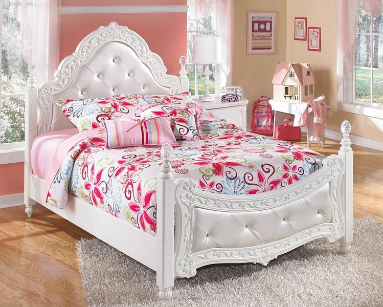 Ashley Furniture - Exquisite Twin Poster Bedroom Set