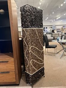 Bamboo Wicker Weave Floor Lamp