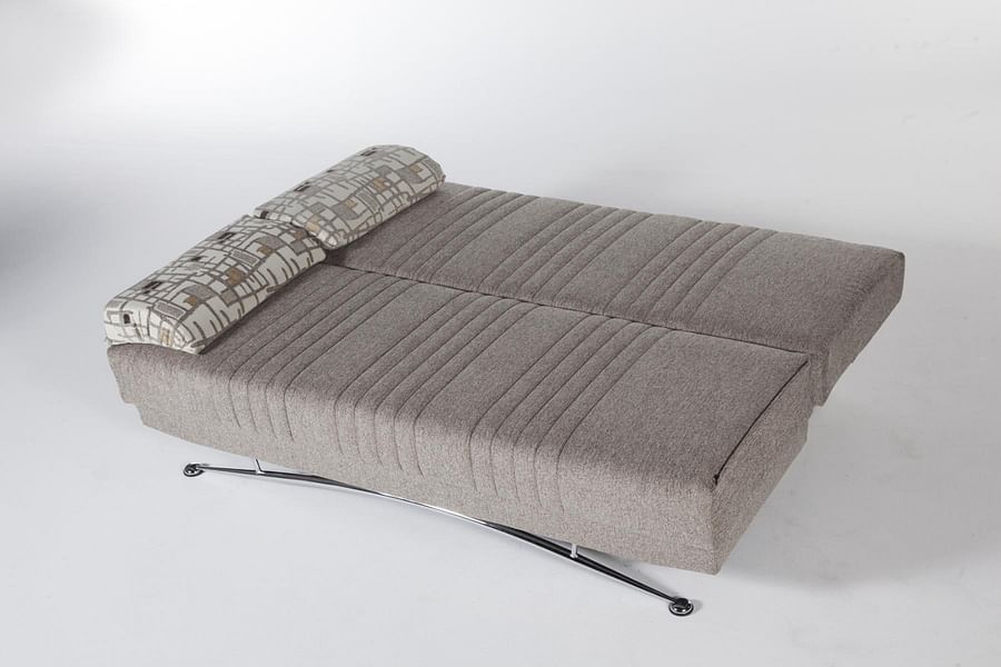 Fantasy Light Brown Sofa Bed in Fabric