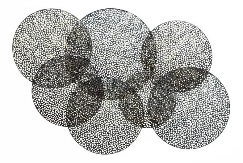 Black Metal Industrial Wall Decor