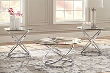 Ashley Furniture - Hollynyx 3 PC Coffee Table Set