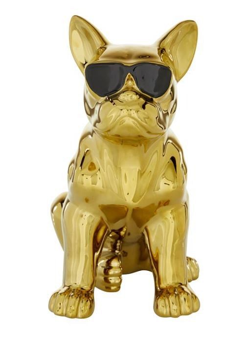 French Bulldog Gold Sculpture