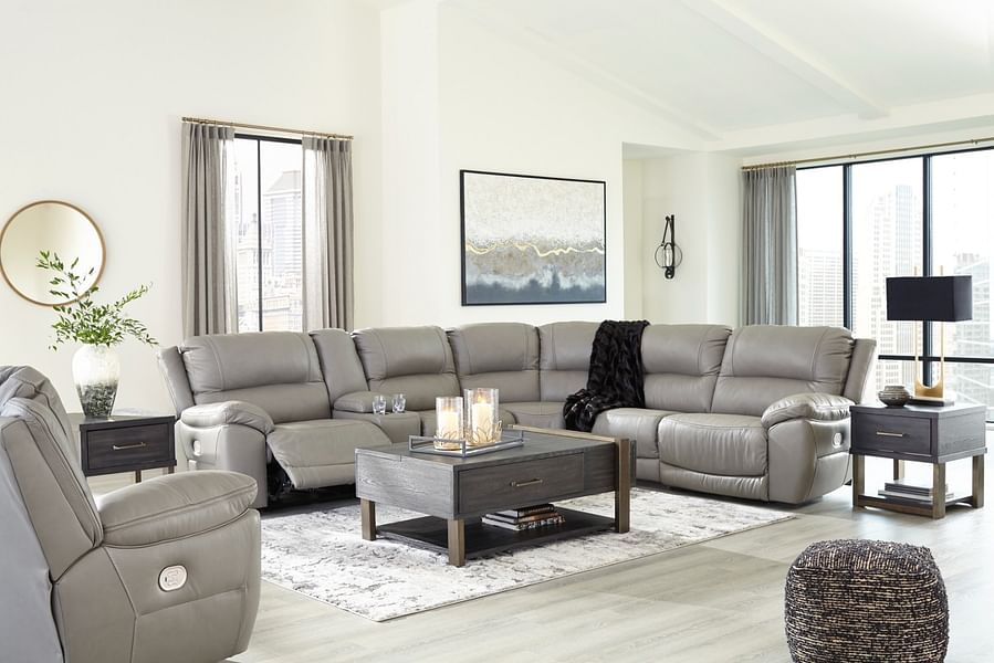 Ashley Furniture - Dunleith 6-Piece Power Reclining Sectional