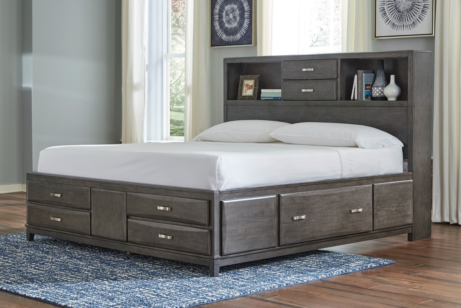 Baltimore Queen Storage Bed with 8 Drawers