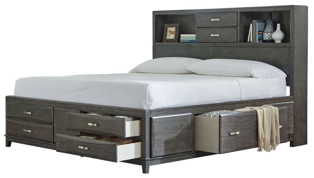 Ashley Furniture - Baltimore Queen Storage Bed with 8 Drawers