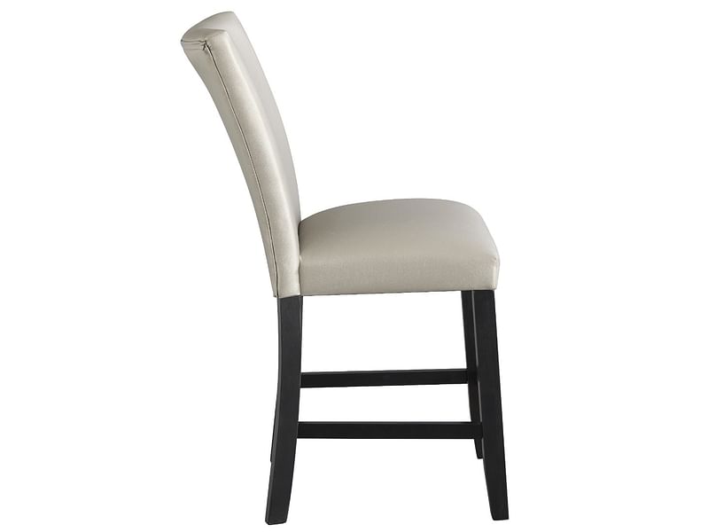 Ashley Furniture - Vollardi Counter Height Bar Stool in Silver