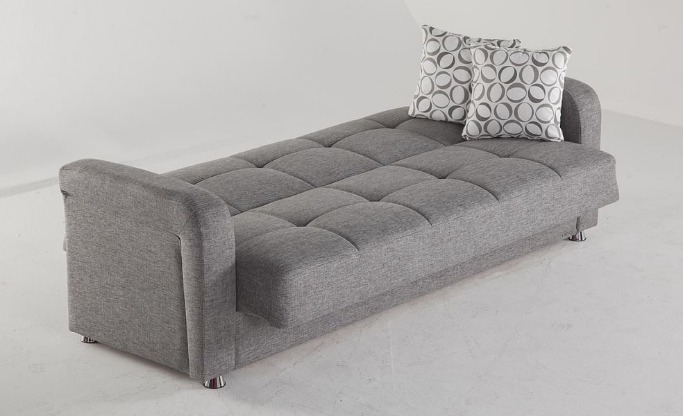 Vision Diego Gray Convertible Sofa Bed