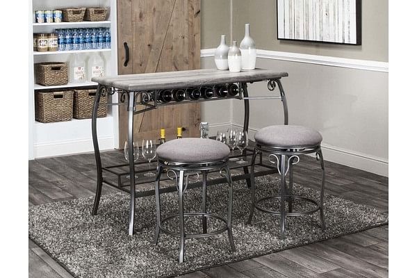 Counter Height Bar Table and Stool  Set