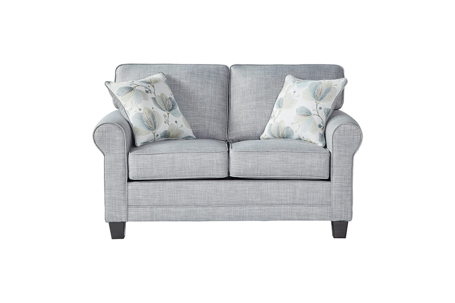CLEARANCE!!! Ozark Sofa and Loveseat in Grey Linen Fabric