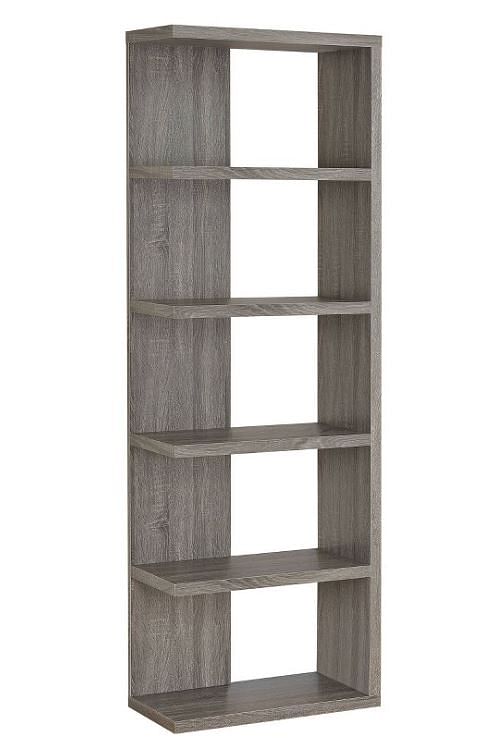 Office Book Shelves Harrison Bookcase Weathered Grey at iStyle ...