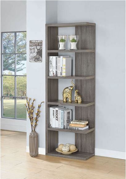 Harrison Bookcase Weathered Grey