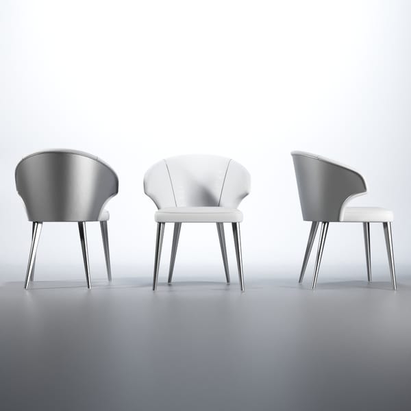 Wave Dining Room Set in White